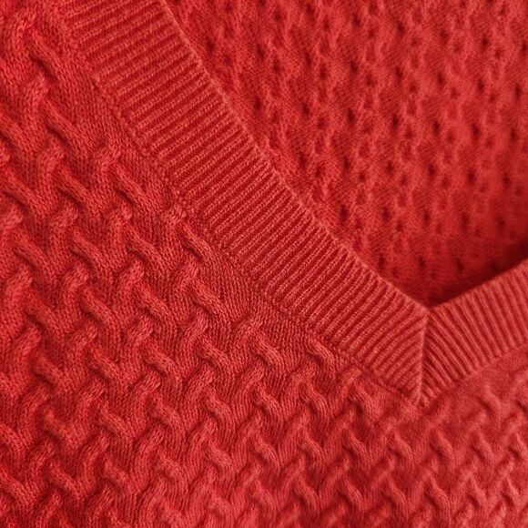 Talbots Sweater Womens 3X Plus Knit V Neck Cotton - Picture 4 of 5